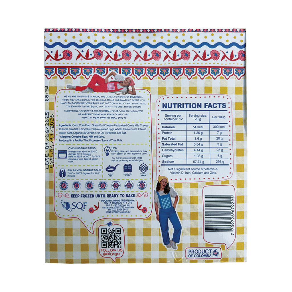 Arepa Bites Corn+Cheese x12 (240g)