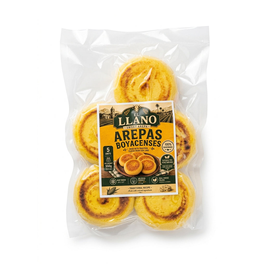 Sweet Arepa Boyacense x5 (550g)