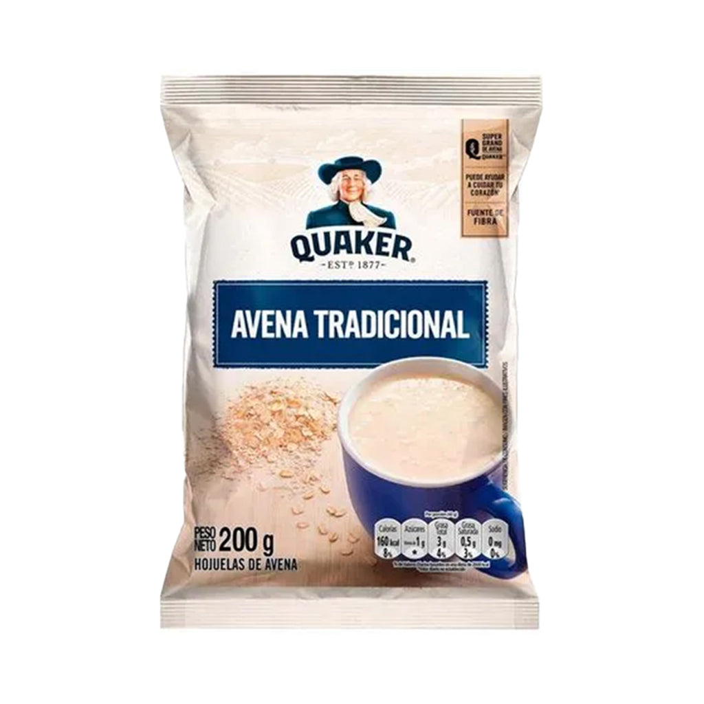 Quaker Traditional Oats - Whole Grain Flakes (200g)