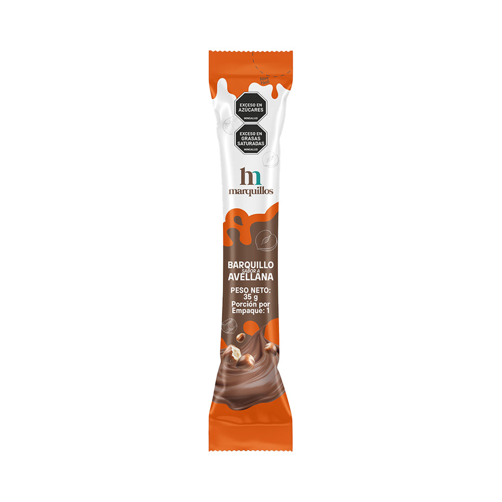 Hazelnut Flavoured Wafer Roll Barquillo Relleno sabor Avellana (35g)