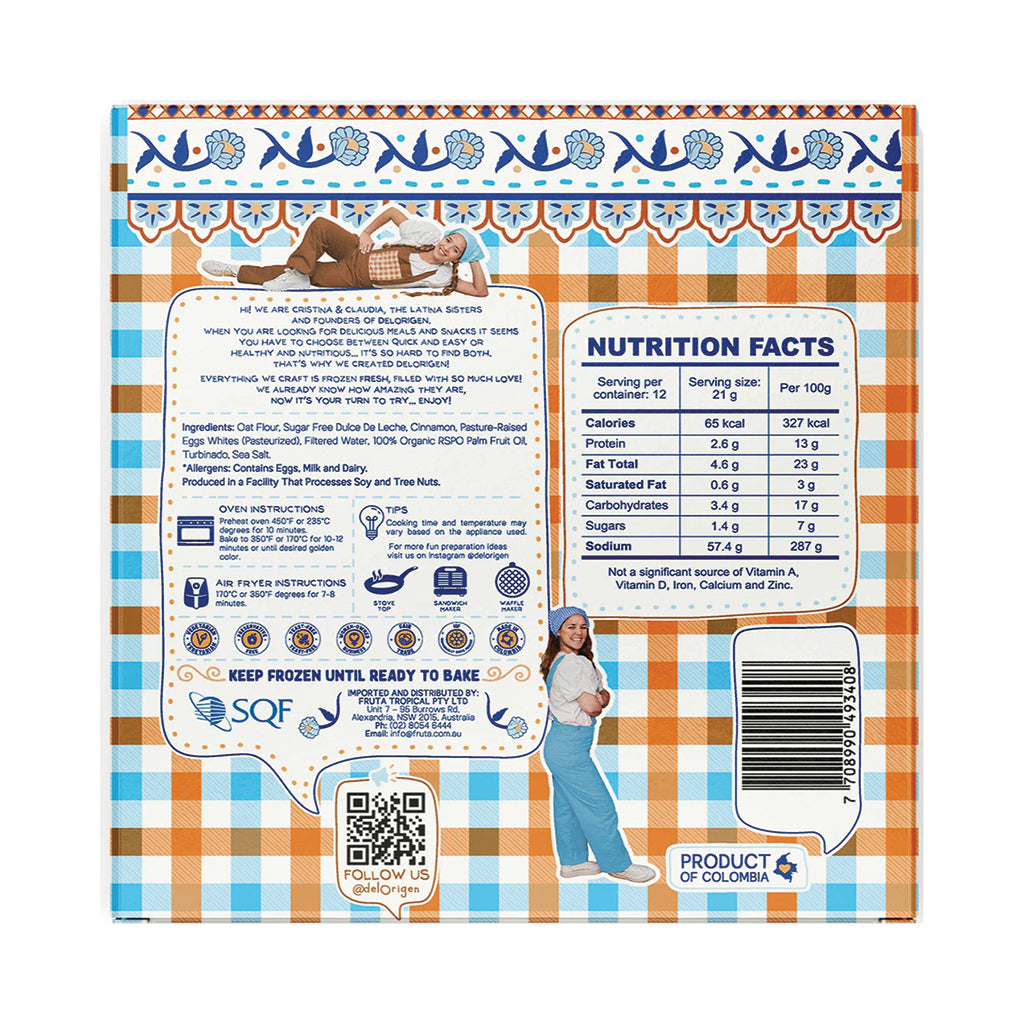 Churros Dulce de Leche x12 (250g)