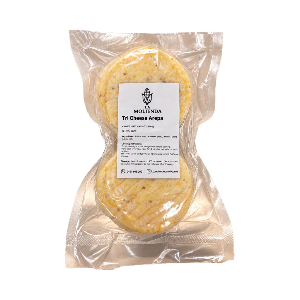 La Molienda Tri Cheese Arepa x4 (540g)