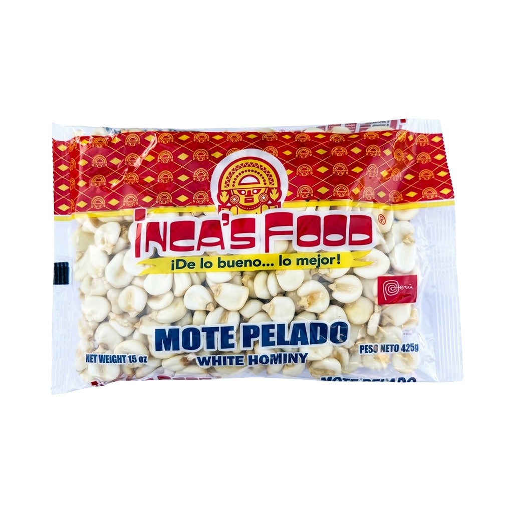 White Hominy Mote Pelado Inca's Food (425g)