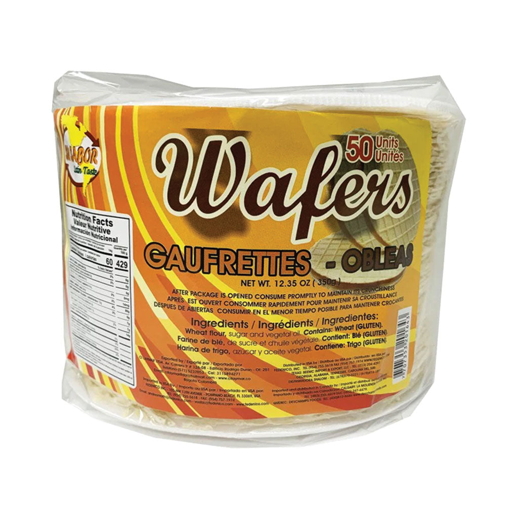 Obleas Wafer Pack of 50 (350g)