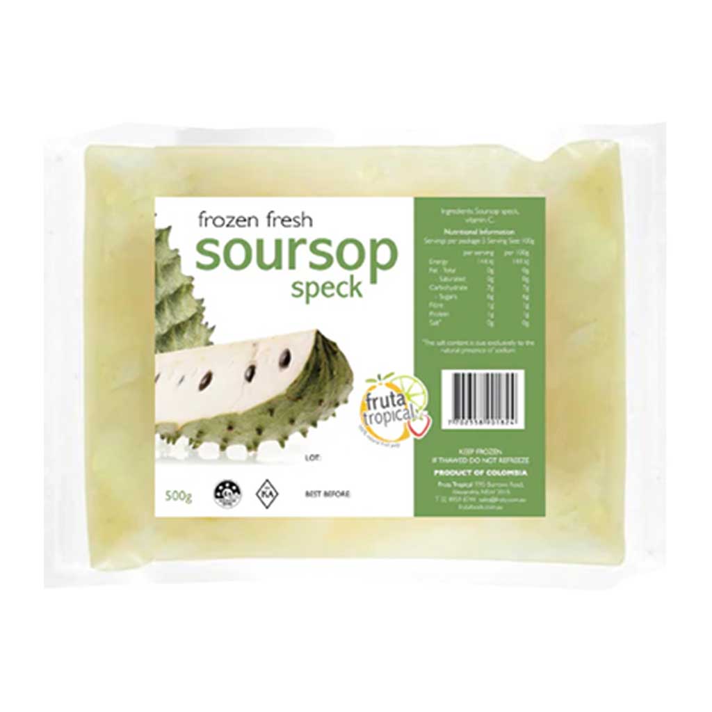 Motas de Guanabana Soursop Speck Pulp Fruit 500g