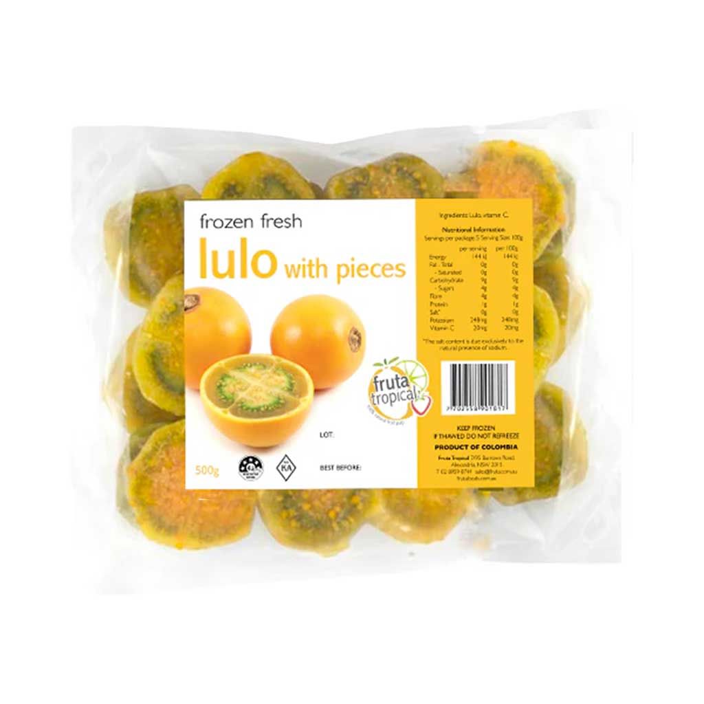 Trozos de Lulo Pieces Pulp Fruit (500g)