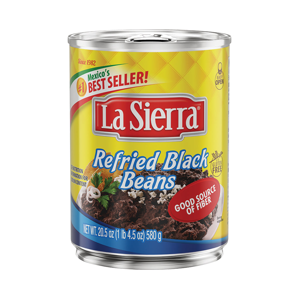 Refried Black Beans La Sierra (580g)