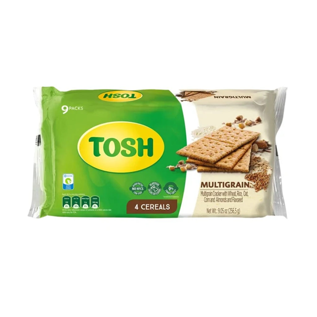 Tosh Cereal Fusion Crackers x9 (256g)