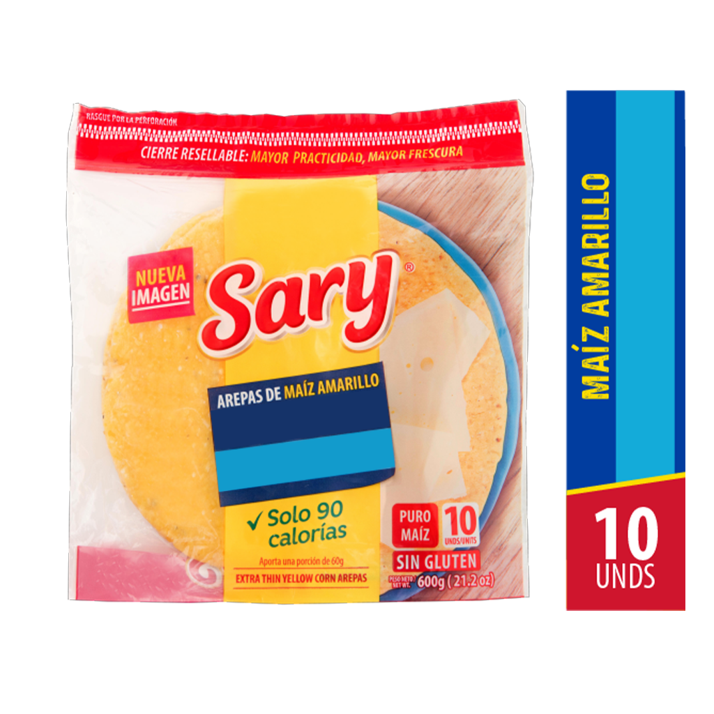 Yellow Corn Arepa x10 (1K)