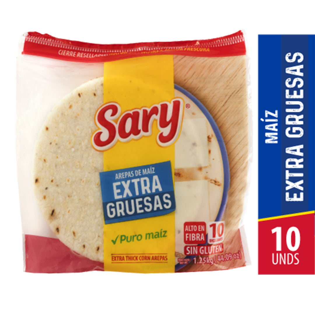 Extra Thick White Corn Arepa x10 (1.25Kg)