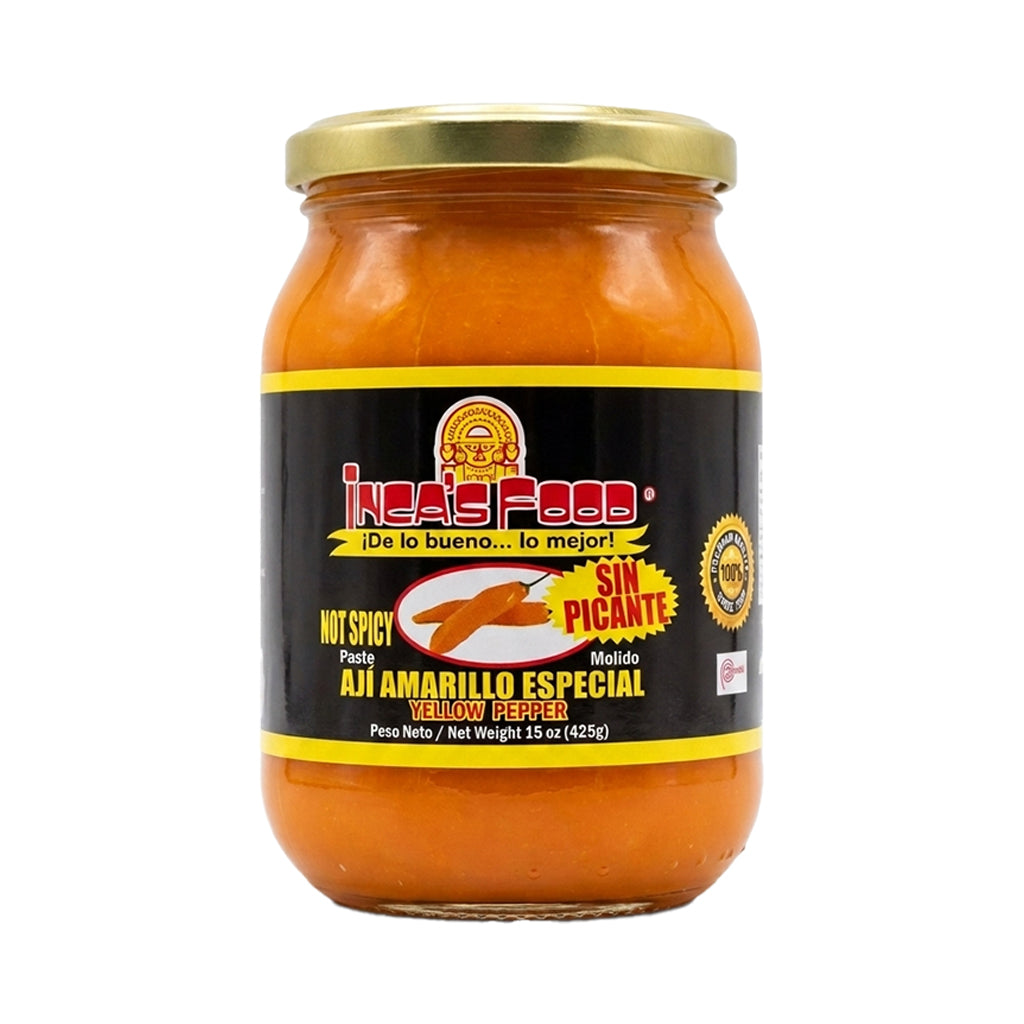 Inca's Food Aji Amarillo Especial Yellow Pepper 425g (Not Spicy)