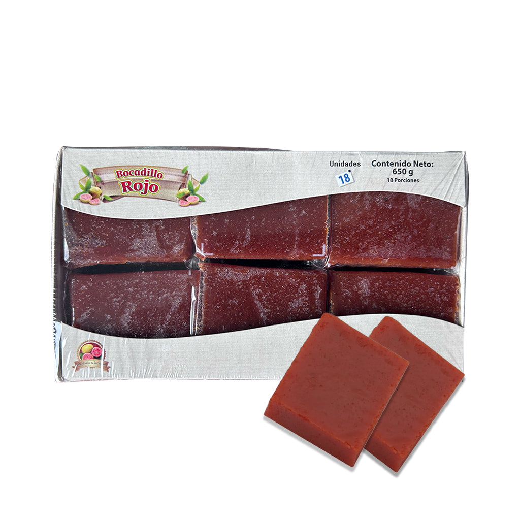 Red Guava Paste Bocadillo Rojo x18 (650g)