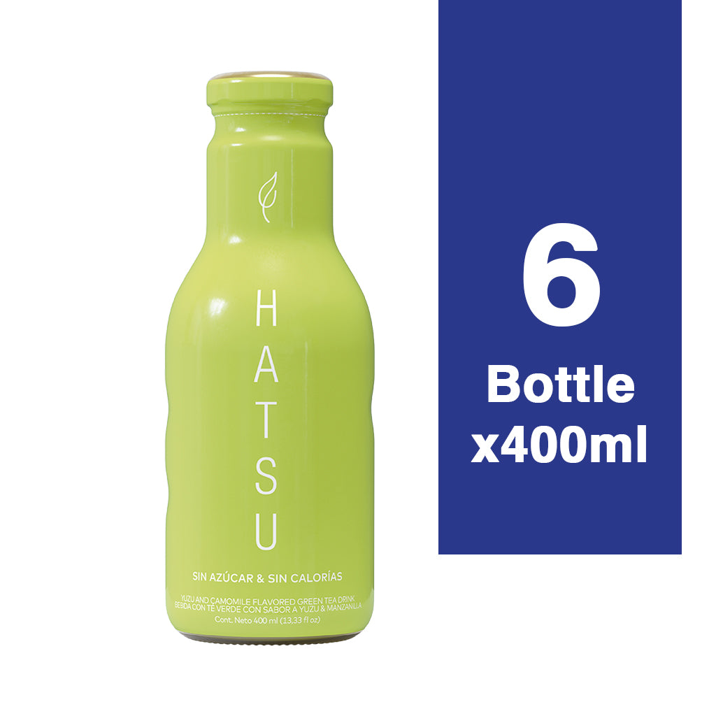 Hatsu Tea Green (400ml) x 6 Bottles