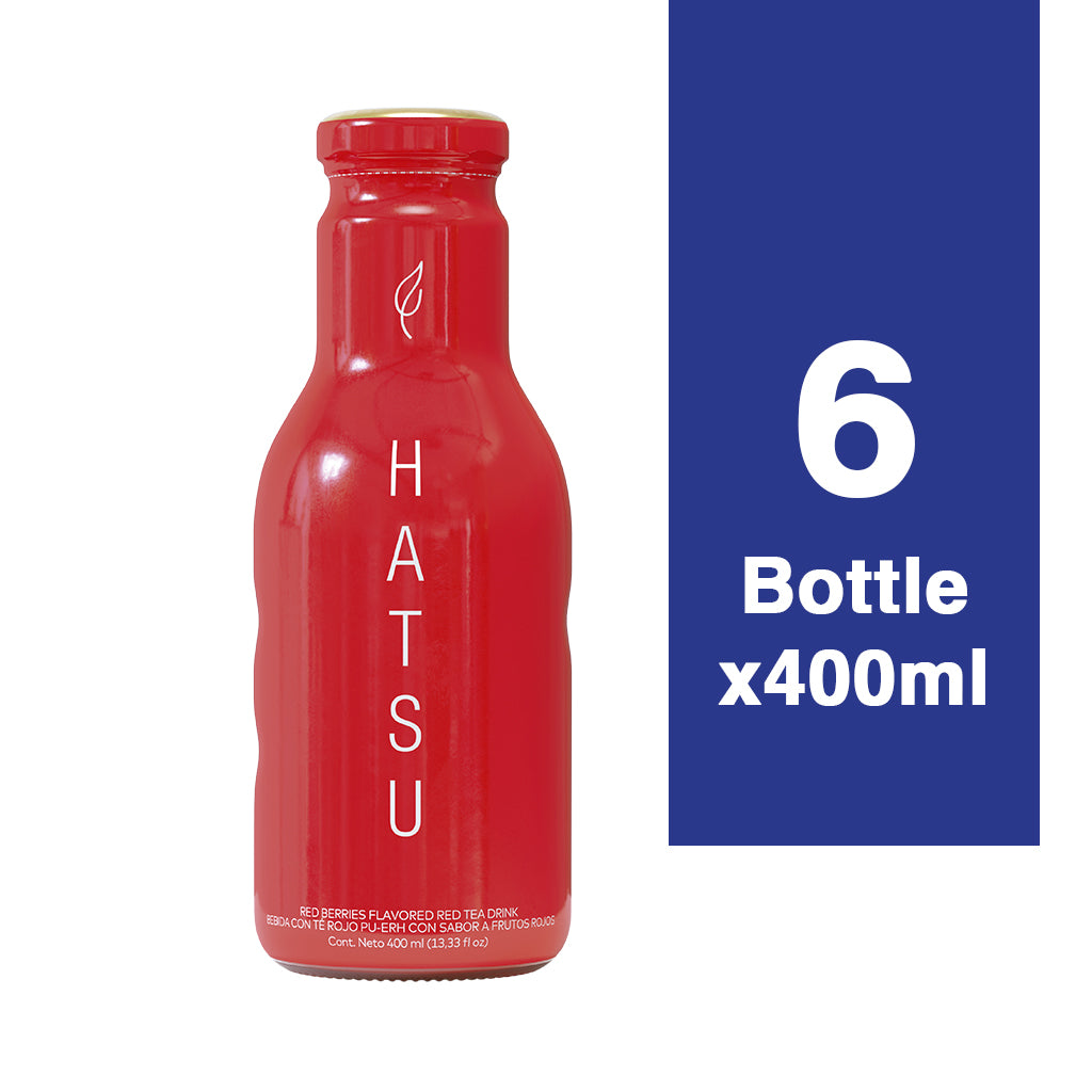 Hatsu Tea Red (400ml) x 6 Bottles