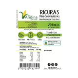 Mini White Corn Arepas Ricuras x20 (450g)