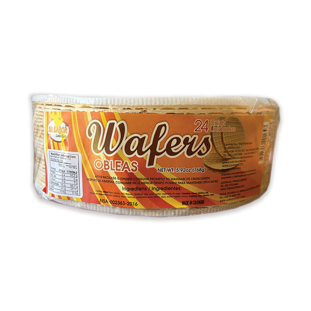 Obleas Wafers Pack of 24 (168g)