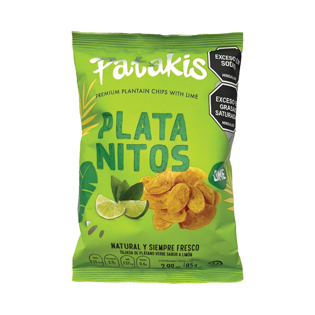 Lime Plantain Chips Patakis (85g)