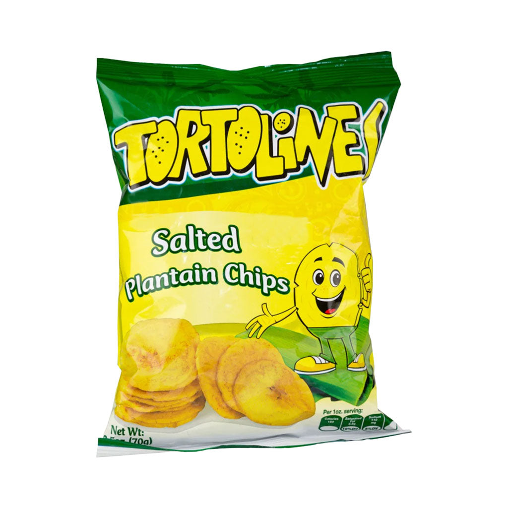 Tortolines Salted Plantain Chips 70gr