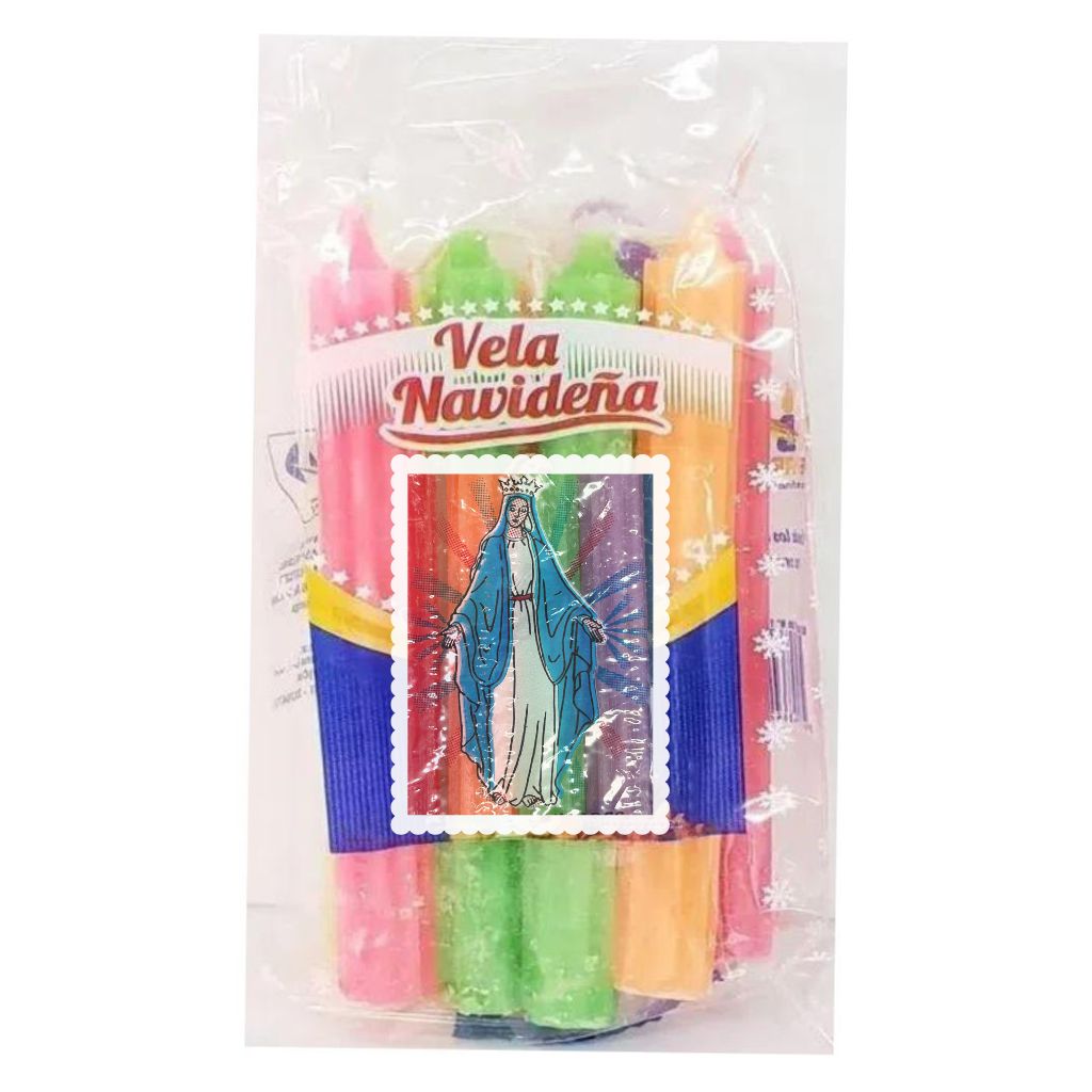 Mix candles Pack (Vela Navideña) 10pk